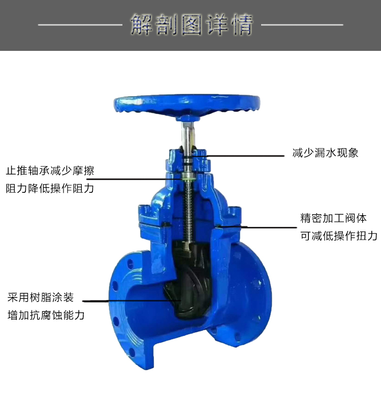 暗杆软密封闸阀