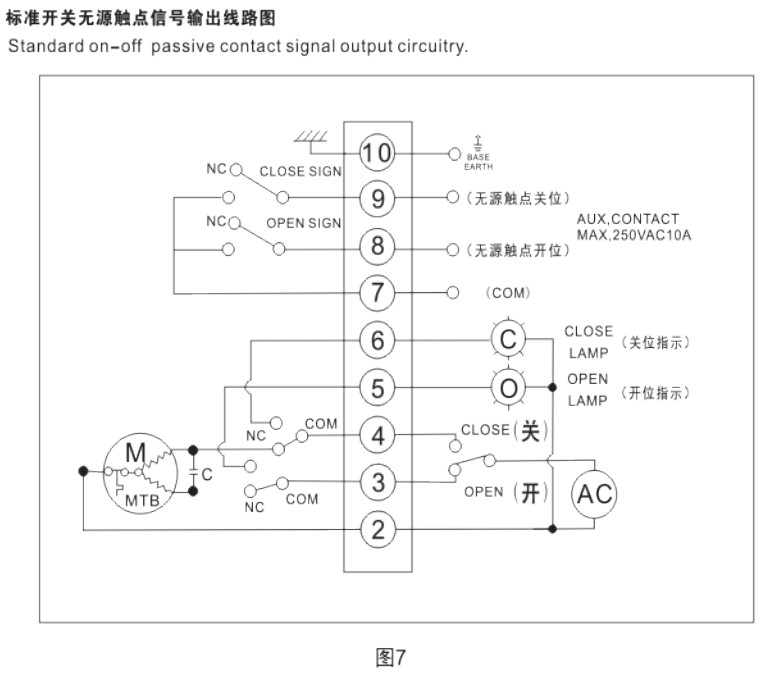 电动蝶阀控制箱接线图 电动蝶阀控制箱接线图